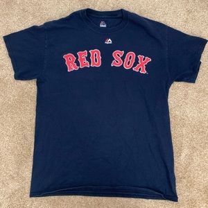 red sox pedroia tee shirt